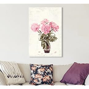 Vintage Style Pink Flowers in The Vase