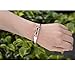 bayite Metal Bands Compatible Fitbit Flex 2 Accessories Stainless Steel Bangle Bracelet Jewelry with Rhinestones Small 5.5''-6.3'' Rose Gold