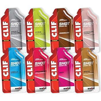 CLIF BAR - SHOT Energy Gel 8 Flavor Variety Pack, Gel Packs for Energy Boost, Fast Fuel, Improve Endurance, 90% Organic Ingredients (1.2 Ounce Per Packet, 8 Count)