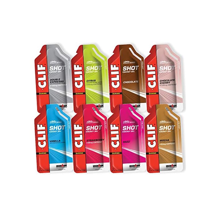 CLIF SHOT - Energy Gels - 8 Flavor Variety Pack - Fast Carbs for Energy - High Performance & Endurance - Fast Fuel for…