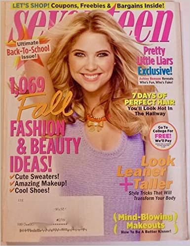 Seventeen Magazine Ashley Benson September 2011 Amazon Com Books