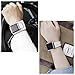 8 Colors Compatible for Iwatch Series 3 Band, Premium Genuine Leather Strap Classic Replacement with Secure Buckle Adapter for iWatch Series 3/2/ 1/Edition/Sport 42mm 38mm (White, 38mm)