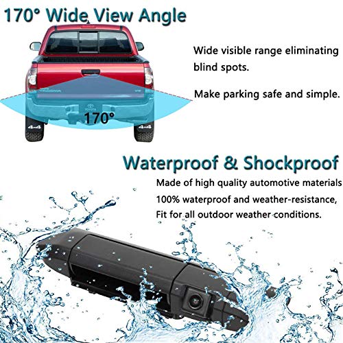 EWAY Tailgate Handle Backup Camera for Toyota (20052014) for