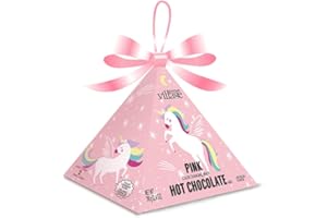 Gourmet du Village White Hot Chocolate Pyramid Ornament Unicorn