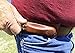 Western Images Leatherworks, Inc for Buck 110 Horizontal Leather Sheath for Small of Back Carry Right Handed Fits Buck 110 only. Available in Brown or Black. Custom Friction fit. Made in The USA