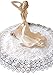 Galleria di Giovanni Doily Large 24 Inch Ivory Princess Round Lace European Dresser Table Scarf Topper