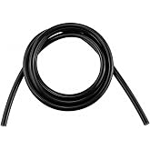 Ucreative 5FT ID 1/8" (3mm) OD 0.354" (9mm) Silicone Vacuum Hose Black | Thick Wall Hose, Verify OD 0.354"(9mm) Before Purchase; 130PSI Max Pressure, High Temp Resistant, Water &amp; Air Use Only