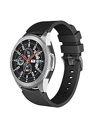 ANCOOL Compatible Sumsung Gear S3 correa de silicona reloj inteligente de repuesto suave deportivo correas de repuesto para Samsung Galaxy Watch 1.811 in Gear S3 reloj, L