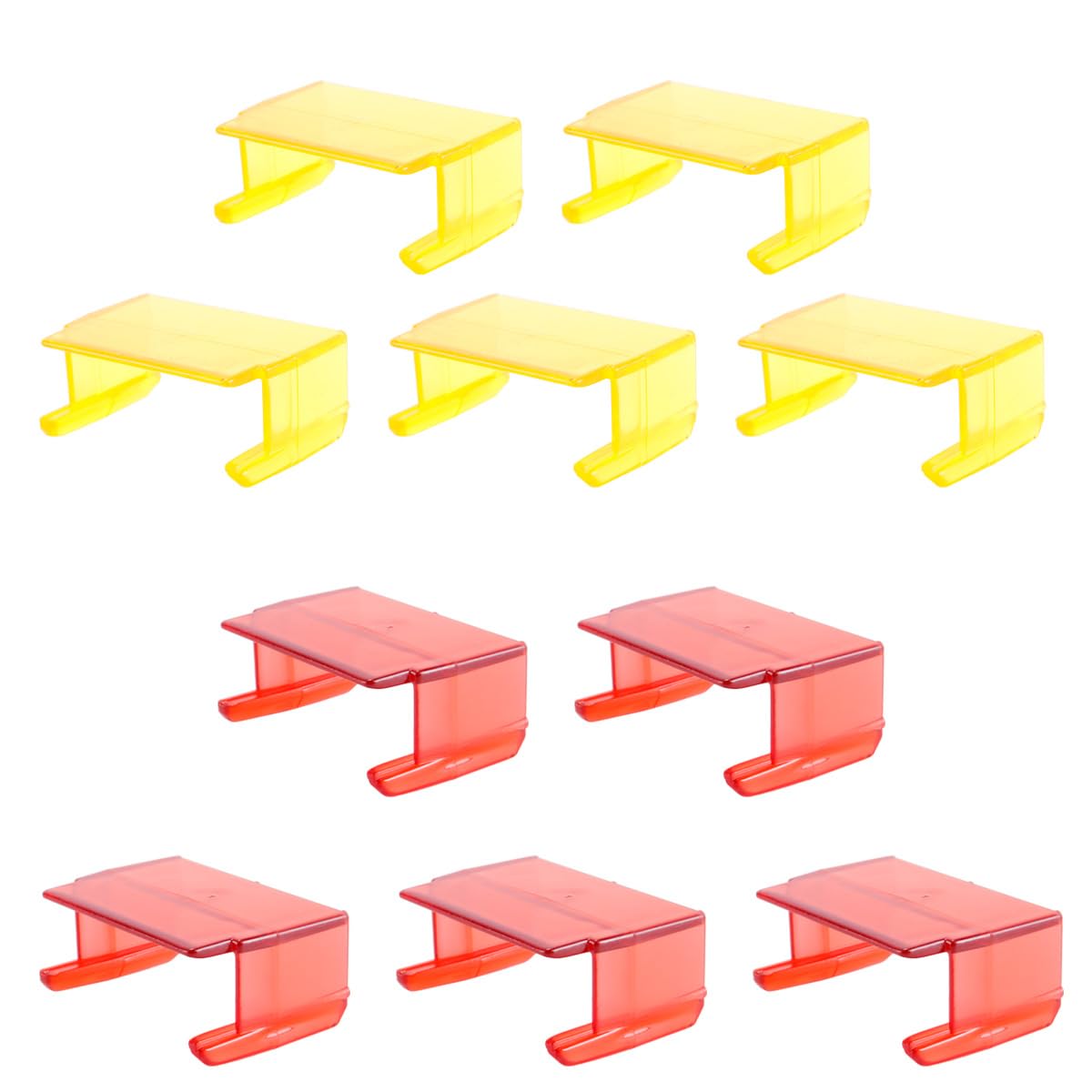 Durlo Standard Gauge Wooden Train Connectors Track Fixer Pack Of 10，4.5 x 3 x 2cm