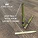 Organic Pre Rolls, Tobacco & Chemical Free, Super Slow Burning, 100% Real Leaf, Just Fill It, w/Free Carrying Tube (Bulk Slims x25)