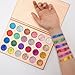Pressed Glitter Eyeshadow Palette (24 Colors) - Highly Pigmented, Shimmery - Waterproof & Long-Lasting