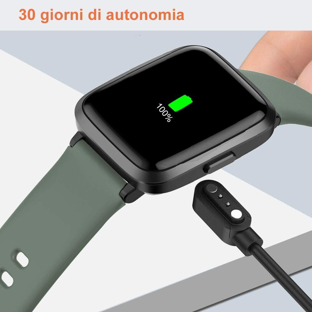 YAMAY SMARTWATCH CON Saturimetro Misuratore Pressione (Verde) EUR 61,40 -  PicClick IT