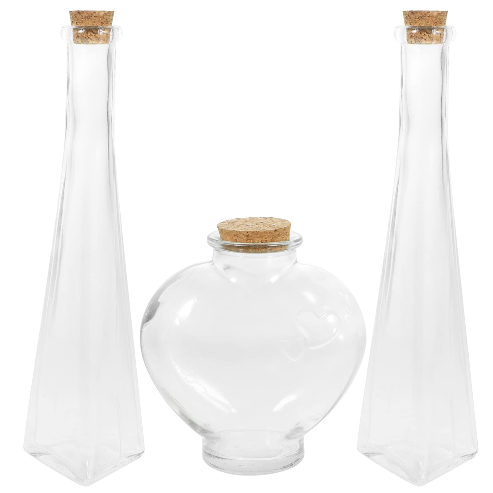 ARTIBETTER 3pcs Unity Sand Ceremony Sets Heart
