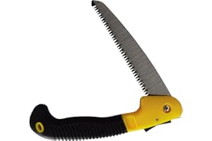 NIUTRIP Portable Safety Folding Saw, Camping Saw with 7"/180mm 3 Cutting Edge Blade,Pruning Saw, Hand Saw with Safety Lock for Backpacking, Wood Trimming, Garden Tree Branch Trimmer, Bushcraft,1 Pack