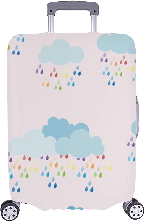 Luggage Protector Suitcase Cover Xl Lonely Blue Smiling