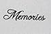 Memories Word Home Decor Metal Wall Art