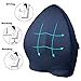 aag Memory Foam Lumbar Support Back Cushion,Ergonomic 3D Ventilative Mesh Lumbar Support Pillow,Orthopedic Design for Lower Back Pain Relief,Adjustable Straps for Car,Recliner or Office Chair