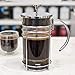 GROSCHE MADRID French Press - Premium Coffee and Tea Maker - 1.0L - 34oz - Borosilicate Glass Beaker - Dual Filter System For Rich Brew - Versatile Brewing | Stainless Steel Filter