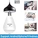 Light Bulb Security Camera WiFi,1080P Wireless Security Camera Bulb,2MP Fisheye 360° Panoramic Remote Light Cameras/Motion Detection/Night Light