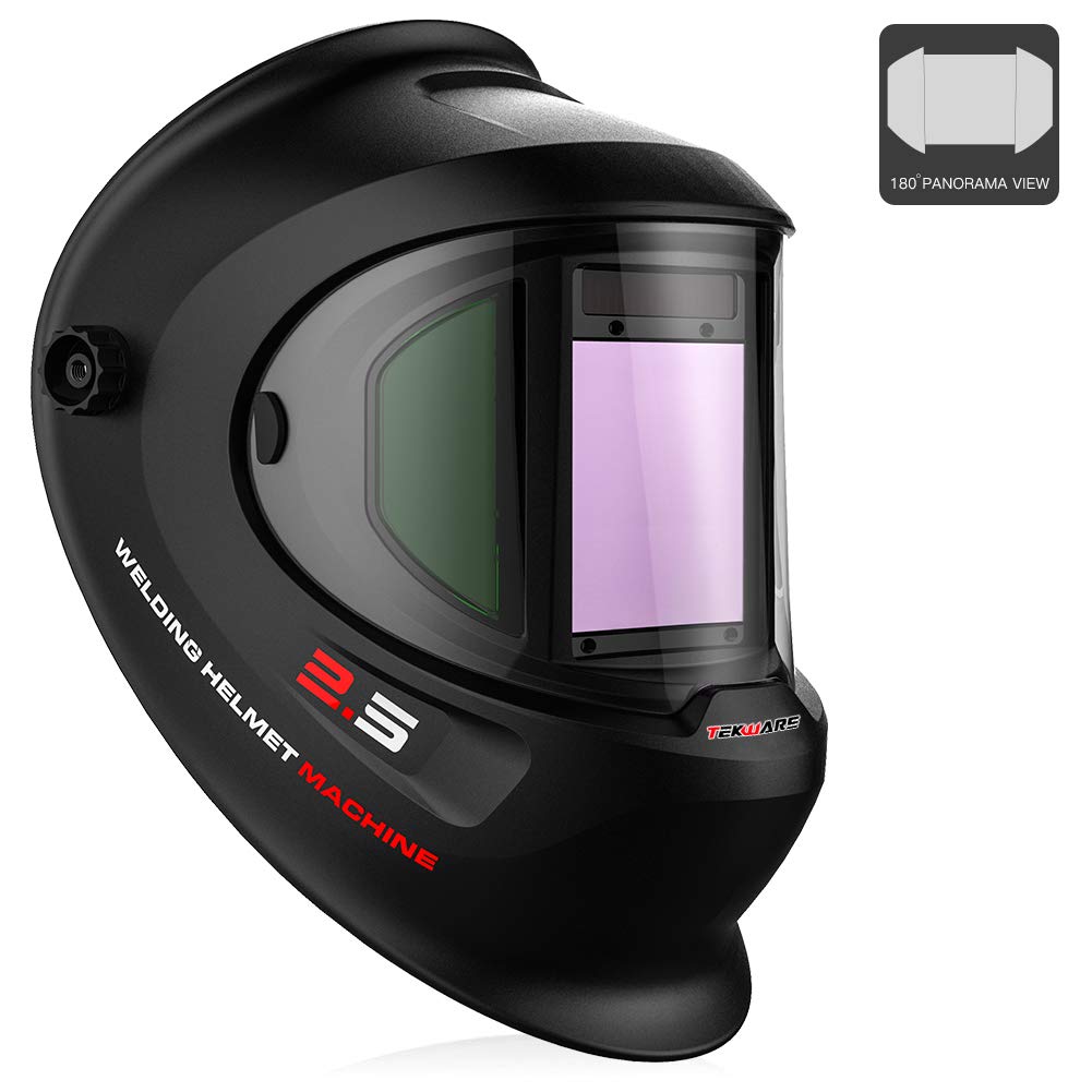 Tekware Ultra Large Viewing Screen True Color Solar Power Auto Darkening Welding Helmet Cheap Auto Darkening Welding Helmet