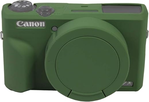 Amazon Com Easy Hood Case For Canon Powershot G7 X Mark Iii Digital Camera Soft Silicone Protective Cover With Removable Lens Cover For Canon Powershot G7x Mark Iii Dslr Camera Green