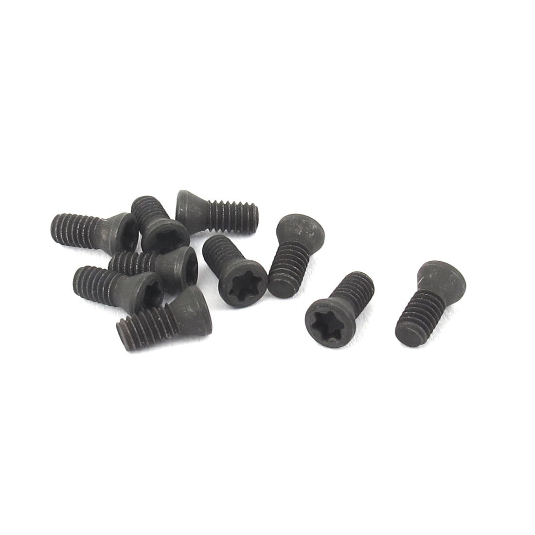 sourcing map M2.5x6mm Countersunk Torx Head Socket Bolt Screw Fastener 10 Pcs