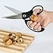 Kitchen Shears,Mibor Multi Purpose Heavy Duty Kitchen Scissors Purpose Utility Scissors for Chicken,Poultry,Fish,Meat,Vegetables,Herbs,BBQ for Kitchen Shears Scissors (Black)