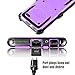 LG Stylo 3 Case, LG Stylus 3 Case, LG Stylo 3 Plus 2017 Case, Venoro Heavy Duty Shockproof Protection Case Cover with Swivel Belt Clip and Kickstand for LG LS777 / MP450 / M430 (Light Purple)