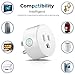 Smart Plug WiFi Wireless Home Electrical Timing Outlet Remote Control Your Devices from Anywhere Works with Alexa and Google Assistant IFTTT No Hub Required 2 Pack