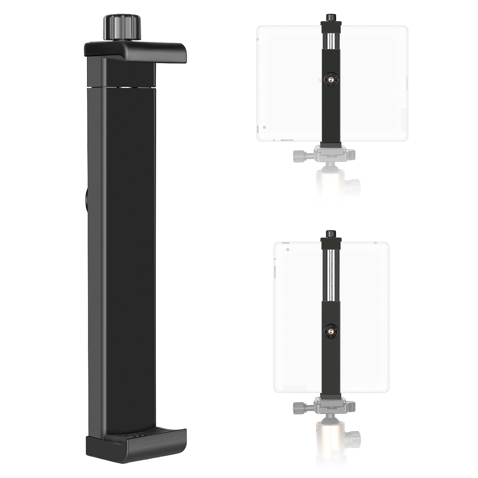 Neewer Tablet Tripod Mount - Adapter Holder 16-23.5cm for iPad Mini, Air, Pro, Surface, Samsung Tab 7.0 Series