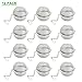 Tea Infuser,PossiaveDirect Stainless Steel Mesh Tea Balls with Brush -Quality Stainless Steel - Durable and Rust Resistant (12)