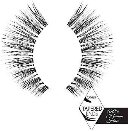 KASINA Pro Lashes.Tapered ends in 100% Human hair. Most natural look, lightweight, soft and comfortable. Cruelty free