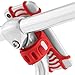 Universal Bike Stem Phone Mount, Bicycle Handlebar Cell Phone Holder for iPhone 8 7 6S Plus 5 SE Samsung Galaxy S8 S7 Note 6, 4 to 6 Inch Android Smartphone, Bike Tie Pro - Red
