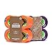 Orangatang Kegel 80 mm 80a Downhill Longboard Skateboard Cruising Wheels (Orange, Set of 4)