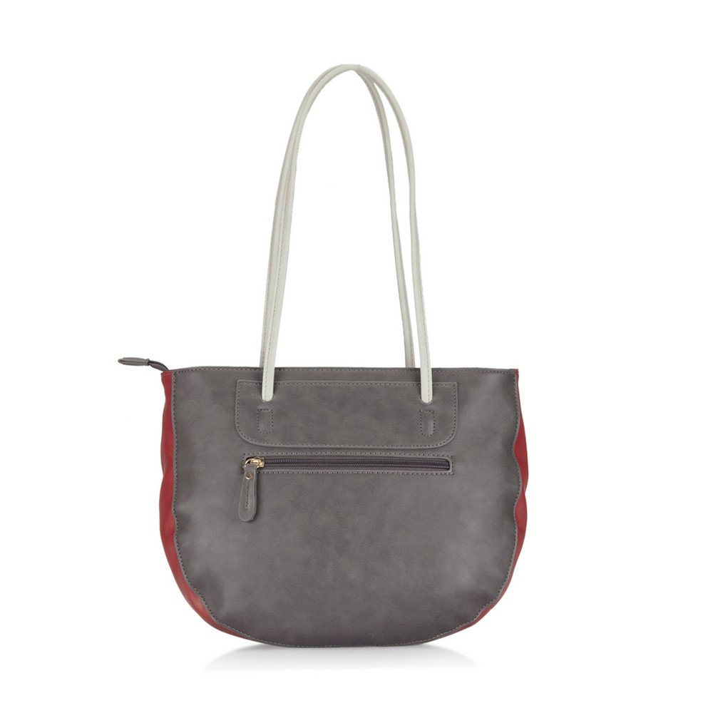 caprese women's satchel (grey)