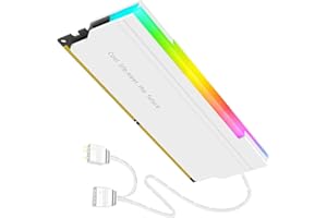 Programmable ARGB Gaming Memory Heatsink Intelligent Temperature Control High Performances Desktop RAMs Aluminum Alloys Heat 