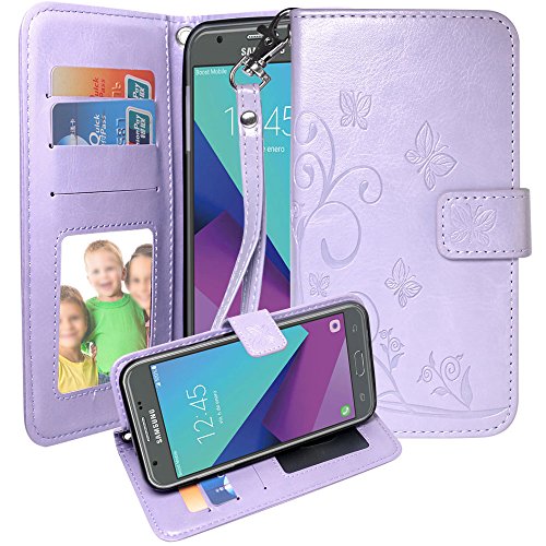 Moto g4 play case, harryshell caving kickstand flip pu wallet lea…