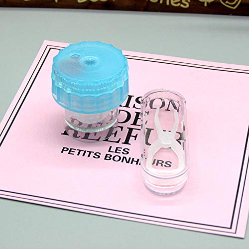 image for KISEER 2 Pack Colourful Contact Lens Cleaner Washer Contact Cleaning C