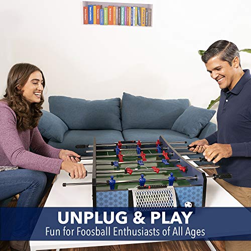 image for Sport Squad FX40 40 inch Table Top Foosball Table for Adults and Kids 