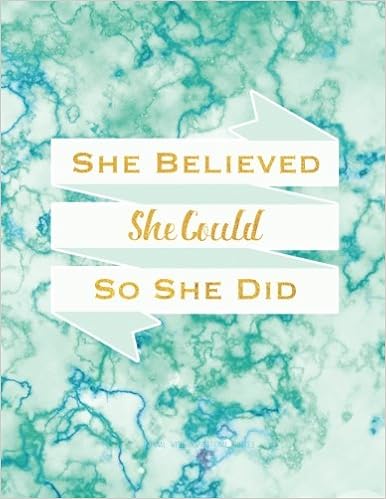 Amazon Com She Believed She Could So She Did Journal With