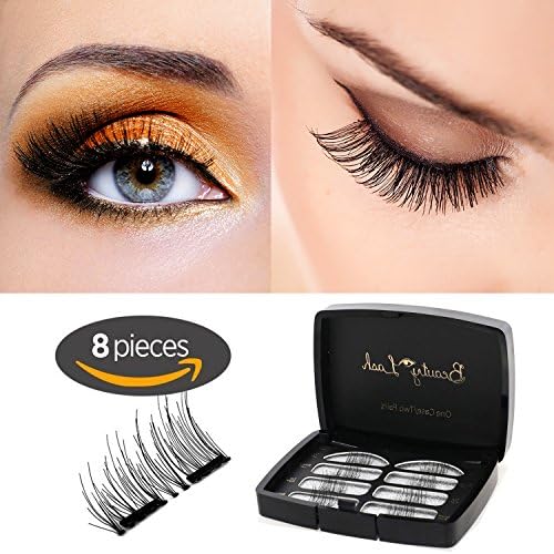 [Upgraded] BueatyLash Dual Magnetic False Eyelashes give you Luxurious Length and Volume with PREMIUM QUALITY and PACKAGE - Ultra Soft &amp; Natural Look (8)