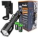 EdisonBright Fenix TK25 IR 1000 Lumens white/3000mW Infrared (IR) Dual Beam LED Flashlight (TK25IR) for night vision 2X CR123A lithium Batteries and belt clip