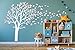 LUCKKYY Tree Blowing in The Wind Tree Wall Decals Wall Sticker Vinyl Art Kids Rooms Teen Girls Boys Wallpaper Murals Sticker Wall Stickers Nursery Decor Nursery Decals (Light White Purple+Pink)