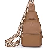 SENDEFN Small Sling Bag Crossbody Bags for Women Vegan Leather Cell Phone Cross Body Purse Fanny Packs Chest Bag for Women