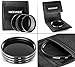 Neewer® 72MM Complete Lens Filter Accessory Kit for Lenses with 72MM Filter Size: UV CPL FLD Filter Set + Macro Close Up Set (+1 +2 +4 +10) + ND Filter Set (ND2 ND4 ND8) + Other