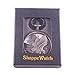 ShoppeWatch Eagle Pocket Watch with Chain | Vintage Pocket Watch Quartz Movement | Half Hunter Arabic Numerals Pocketwatch PW-65