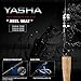 Seaknight Yasha Casting & Spinning Fishing Rods Portable Travel 4 Sections Rod Lightweight Carbon Fiber Fishing Pole Salt/Fresh Water Medium Power Smooth Guides 7ft-10ft