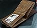MFINHOME Genuine Leather Brown Mens Fashion Wallet Purse with Good Design