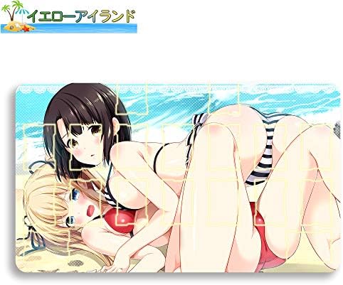ふるさと割 イエローアイランド カードゲームプレイマット 遊戯王 プレイマット 冴えない彼女の育てかた 加藤恵 かとう めぐみ 霞ヶ丘 詩羽 澤村 60cm 萌え 35cm アニメ 収納ケース付き 0 2cm Tcg万能 カード枠あり 英梨々 スペンサー マウスパッド