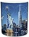 Sweet Gisele | New York City Inspired Mug | Ceramic NYC Coffee Cup | Downtown Manhattan Skyline | One World Trade Center & Statue of Liberty | Hudson River Shot | Great Novelty Gift | 11 Fl. Oz